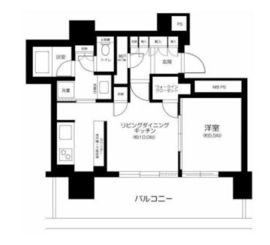 ザ・パークハウス中野タワー 9階 間取り図