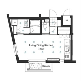 アパートメンツ駒沢大学 303 間取り図