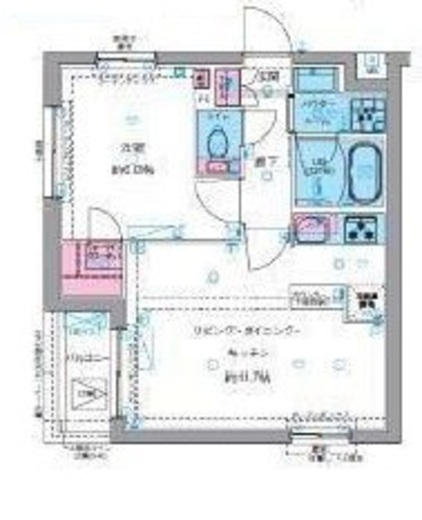 ジェノヴィア四谷三丁目グリーンヴェール 2階 間取り図