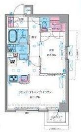 ジェノヴィア四谷三丁目グリーンヴェール 1階 間取り図