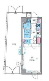 ジェノヴィア四谷三丁目グリーンヴェール 1階 間取り図