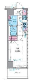 ジェノヴィア四谷三丁目グリーンヴェール 3階 間取り図