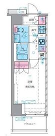 ジェノヴィア四谷三丁目グリーンヴェール 5階 間取り図