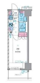 ジェノヴィア四谷三丁目グリーンヴェール 5階 間取り図