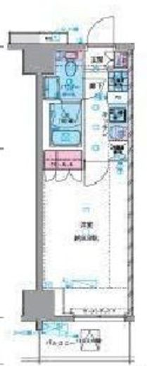 ジェノヴィア四谷三丁目グリーンヴェール 4階 間取り図