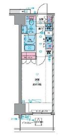 ジェノヴィア四谷三丁目グリーンヴェール 6階 間取り図