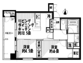 クラッシーコート北大塚 3階 間取り図