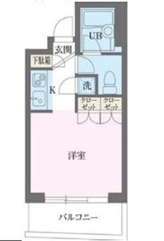 パークフロント西新宿 1005 間取り図