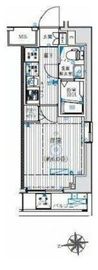 リライア大井町ヒルズ 4階 間取り図