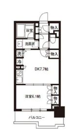 レジディア御茶ノ水 1303 間取り図