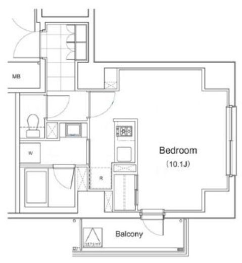 プライムアーバン南池袋 204 間取り図