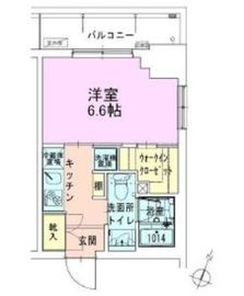 門前仲町レジデンス弐番館 1002 間取り図