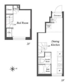 Pair新大久保 104 間取り図