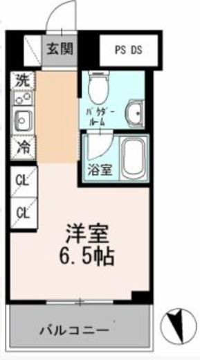 カスタリア大森3 312 間取り図
