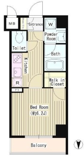 ステューディオ神保町2 604 間取り図