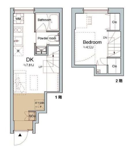 Pair新大久保 105 間取り図