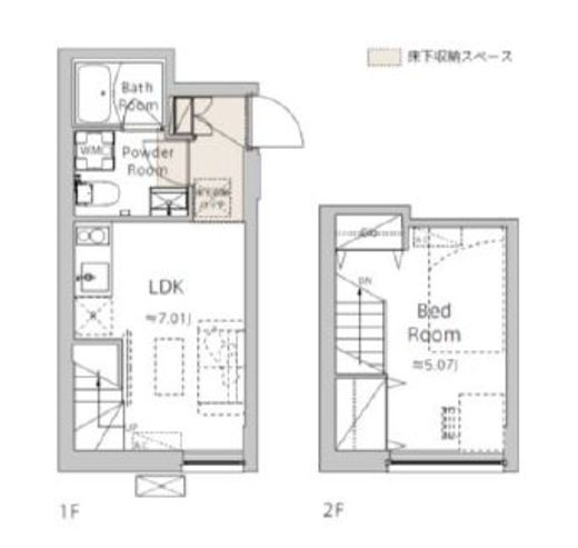 Pair新大久保 117 間取り図