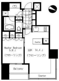 THE ROPPONGI TOKYO CLUB RESIDENCE 11階 間取り図