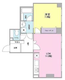 ロイヤルステージ目白 209 間取り図