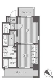 パークフラッツ渋谷代官山 906 間取り図