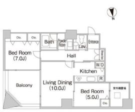 テラス日新 1308 間取り図