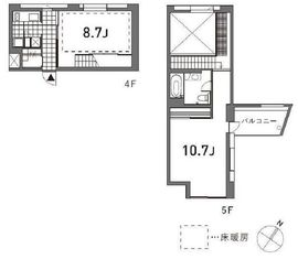 モデルナ 406 間取り図