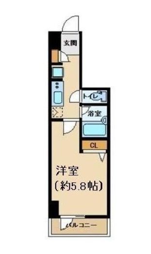 ステージファースト恵比寿 4階 間取り図