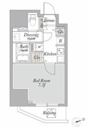 グランジット文京関口 201 間取り図