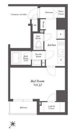 ルクレ押上 6階 間取り図