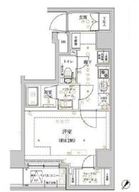 ルクレ押上 12階 間取り図
