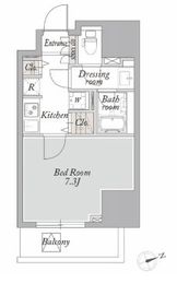 グランジット文京関口 202 間取り図