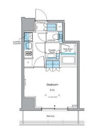 ルフォンプログレ上野公園 202 間取り図