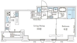 IS銀座レジデンス 502 間取り図