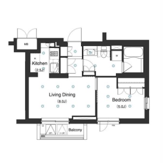 アパートメンツ駒沢大学 201 間取り図