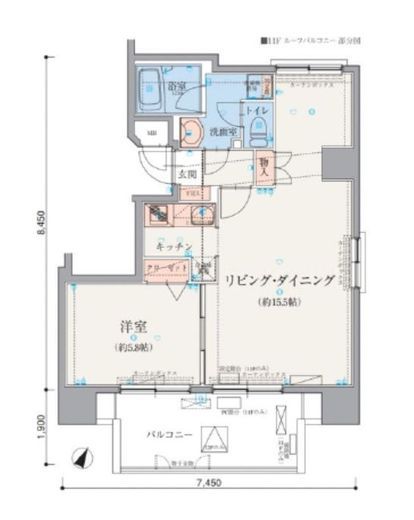 リヴシティ一番町 12階 間取り図