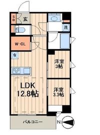 ウィルレーナ森下 9階 間取り図