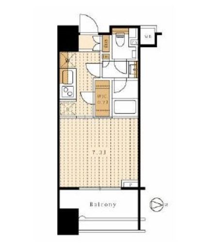 パークコート南麻布 6階 間取り図