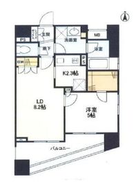 プライア渋谷 16階 間取り図