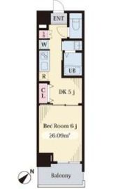 セトルコート文京千石 402 間取り図