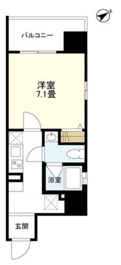 リバーレ浅草駒形 803 間取り図