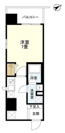 リバーレ浅草駒形 1002 間取り図