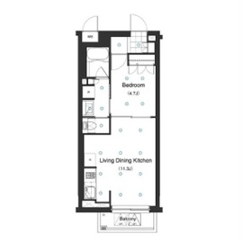 アパートメンツ駒沢大学 206 間取り図