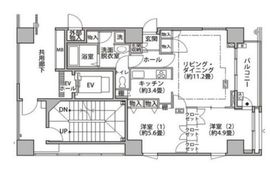 東雲キャナルコートCODAN 18-1107 間取り図