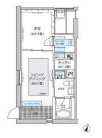 ガーデニエール砧ウエスト 536 間取り図