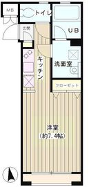 アートミルレ自由が丘 204 間取り図