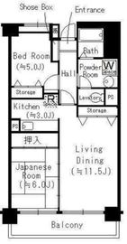 クリケットヒル富ヶ谷 103 間取り図