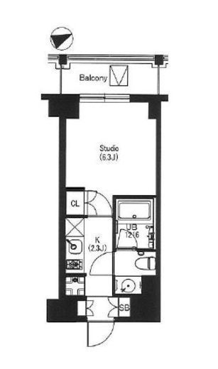 エスティメゾン中野 204 間取り図