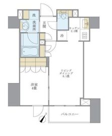 La Douceur巣鴨 (ラドゥセール巣鴨) 508 間取り図