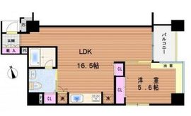 朝日サテライト六本木 6階 間取り図