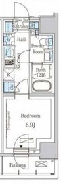 パークアクシス押上サウス 201 間取り図